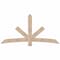 Ekena Millwork Alberta Smooth Timber Gable Bracket, Douglas Fir, 84"W x 42"H x 1 1/2"D x 5 1/2"F, 12/12 Pitch GBW084X42X0206ALB00SDF - alternate 1